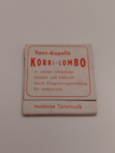 Streichholzheftchen tanz - tanz,