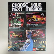 Lego Technic Barcode Lastwagen Warthog Nautilus 1997 Vintage Retro Werbeanzeige