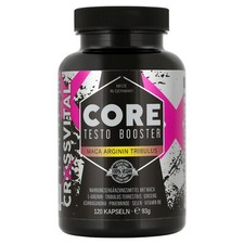 TESTO BOOSTER I CROSSVITAL 120 Kapseln vegan I Maca Tribulus Arginin Ashwagandha