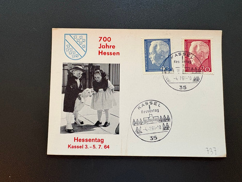 Brd sonderkarte 700 - 700, jahre