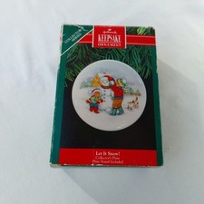 Hallmark KEEPSAKE Ornament Teller "Let It Snow"