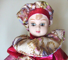 Harlekin Puppe Clown