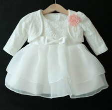 2tlg. Taufkleid mit Bolero