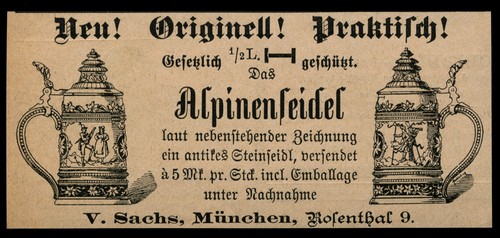 Alte webung reklame 1886 - alte,