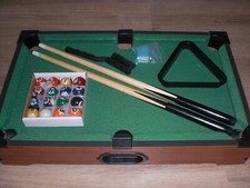 Mini Billardtisch für Kinder Holz Tischplatte Spiel - 51,4 cm x31,5 cm x9,2 cm k