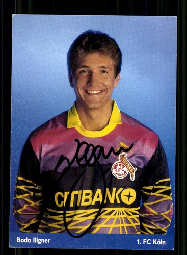 Bodo illgner autogrammkarte - illgner, 1
