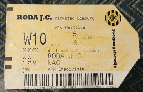 Sammel ticket roda - roda, kerkrade