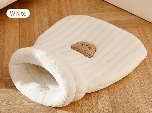 Katzen kuschelsack teddy weiß - kuschelsack,