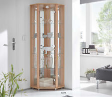 Glasvitrine für Ecke