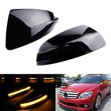 2x Spiegelblinker Aussenspiegel Blinker Schwarz Für Mercedes C W204 2008-2011