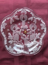 Weihnachtsteller Walther-Glas, Sachsen. Originalverpackung