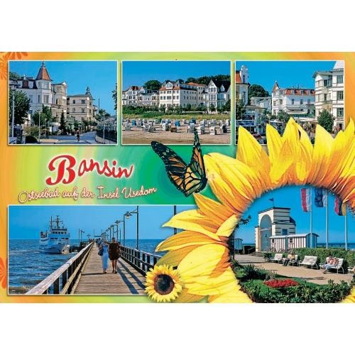Bansin usedom postkarte - bansin,