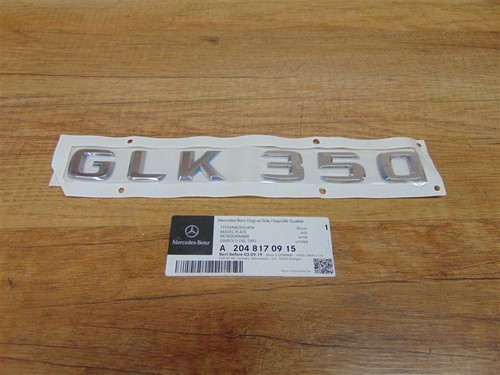 Modell plakette glk - plakette, 350"