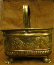 alte JARDINIERE mit HENKEL und