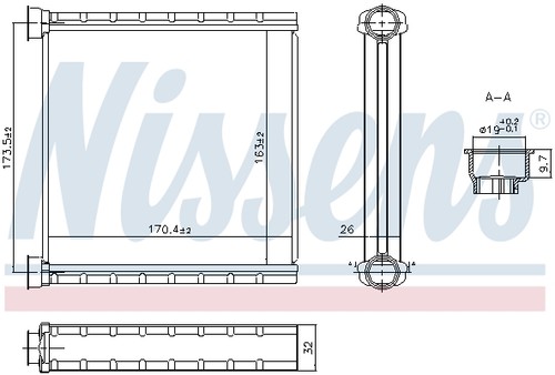 Nissens wärmetauscher für - nissens,