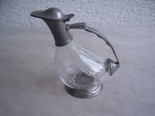 Alte glas karaffe - glas, kalte