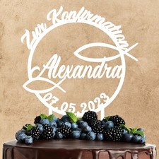 Acryl cake topper zur - cake,