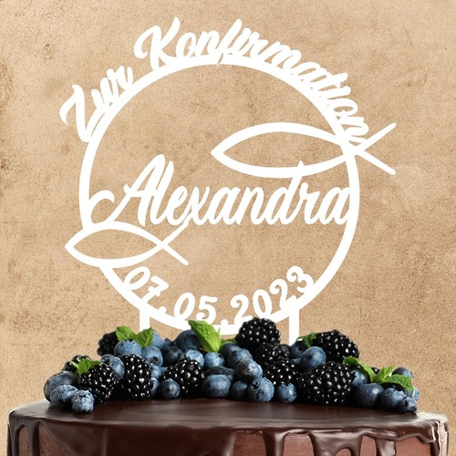 Acryl cake topper - acryl,