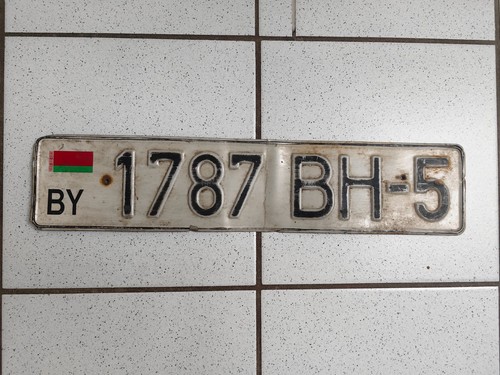 Nummernschild weissrussland - nummernschild,
