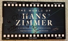 Original Autogramme von Lebo M, L. Gerrard, L. Cotler. HANS ZIMMER Tour Programm