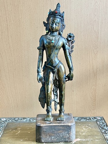 Seltene bronze buddha statue - seltene,