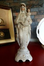 Madonna mit Kind Marienfigur und Jesus - über 100 Jahre alt - Porzellan Keramik