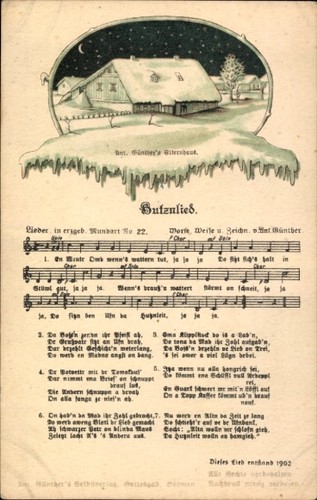 Lied günther anton - ak, günther,