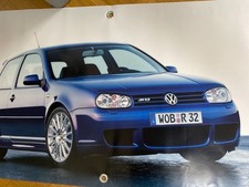 VW Golf R32 Werbung Fahne Banner
