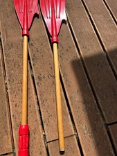 Holz - Doppelpaddel teilbar - Paddel Kajak - Canadier - Vintage -70er Jahre °°°