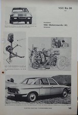 Datenblatt NSU Ro 80 Original