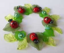 PERLEN MIX 5 Glas Marienkäfer