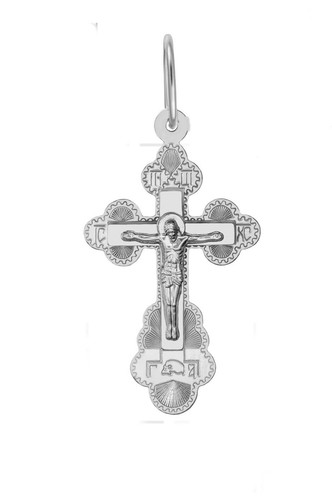 585 weissgold kreuz - 585,