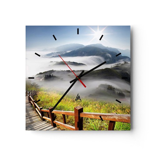 Modern wanduhr 30x30cm analog - modern,