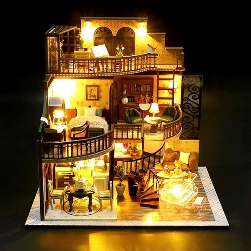 Miniatur puppenhaus bausatz - miniatur,