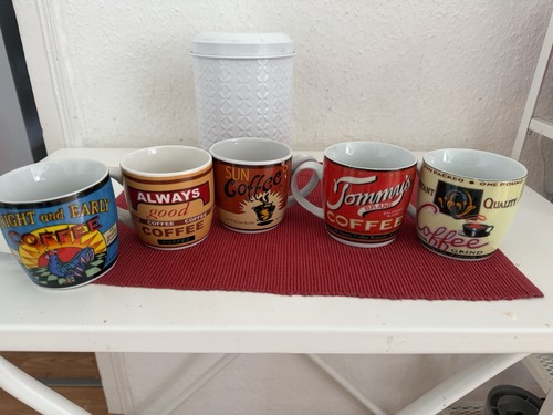 5er set kaffeetassen keramik - 5er,