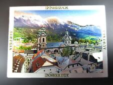 Innsbruck Stadtansicht  Premium Souvenir Magnet,Austria Österreich,Laser Optik