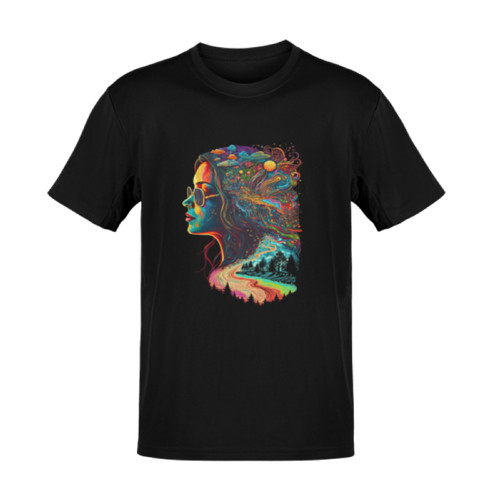 Shirt psychedelique hippie - t-shirt,