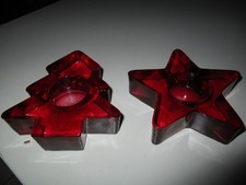 2 Weihnachtliche Glas