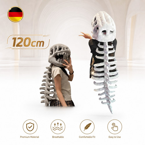Dinosaurier skelett kostüm - dinosaurier,