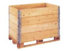27x Holzaufsatzrahmen für Europaletten Hochbeet Gartenbeet Holz - 1200x800x200mm