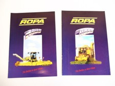 Ropa Euromaus Eurotiger Rübenerntemaschine 2x Prospekt