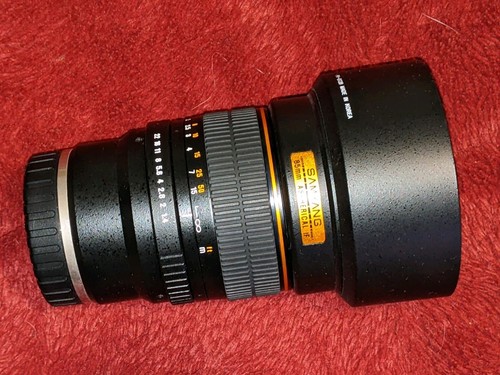 Samyang 4 as - 85, f/1.4