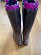Wunderschöne Stiefel, Prada Leder, grau anthrazit , Gr. 37, UVP 760,-