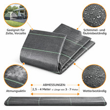 Bodenplane Zelt 2,5-4 x 3-7m