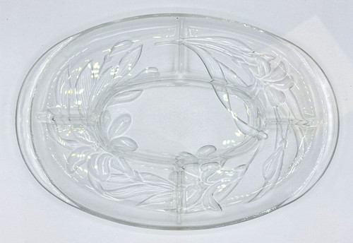Servierplatte oval glas - oval, 5