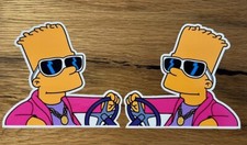 2x Simpsons Aufkleber Cool