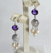 Earrings Silver 925 Amethyst