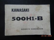 Kawasaki 500 H1 -B, Betriebsanleitung, Fahrerhandbuch, Riders Handbook