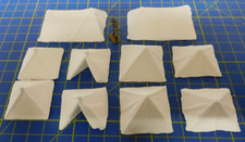 1:72 Diorama -Zubehör: 10 verschiedene unbemalte Zelte (Satz 3) aus Stewalin NEU