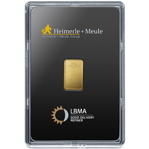 Gramm goldbarren heimerle - 2,5,